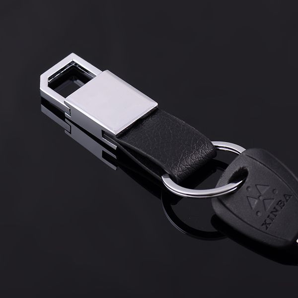 business design real black leather metal keychain key ring mens gift car chain for sale, Silver
business design real black leather metal keychain key ring mens gift car chain for sale, Silver