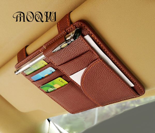 moqiu microfiber pu leather car sun visor glasses clip / card holder multifunctional storage bag clip
moqiu microfiber pu leather car sun visor glasses clip / card holder multifunctional storage bag clip