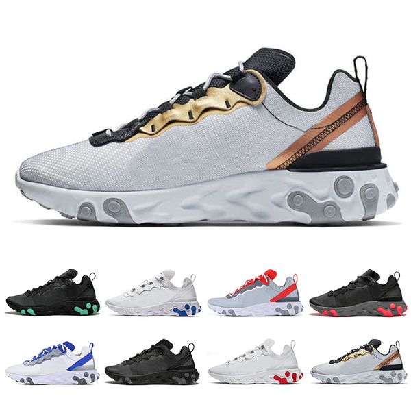 new react element 55 men womens running shoes breathe solar red metallic gold sports sneaker trainers size 36-45
new react element 55 men womens running shoes breathe solar red metallic gold sports sneaker trainers size 36-45