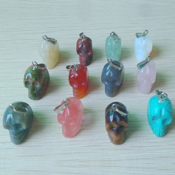 fashion natural stone mixed carved skull skeleton charms pendants for diy jewelry making 12pcs/lot wholesale ing, Silver
fashion natural stone mixed carved skull skeleton charms pendants for diy jewelry making 12pcs/lot wholesale ing, Silver