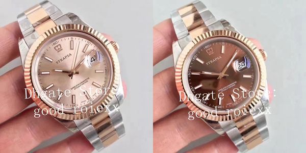luxury rose gold mens watches 41mm watch men automatic cal.3235 date just 126331 eta perpetual swiss superlative chronometer wristwatches, Slivery;brown
luxury rose gold mens watches 41mm watch men automatic cal.3235 date just 126331 eta perpetual swiss superlative chronometer wristwatches, Slivery;brown
