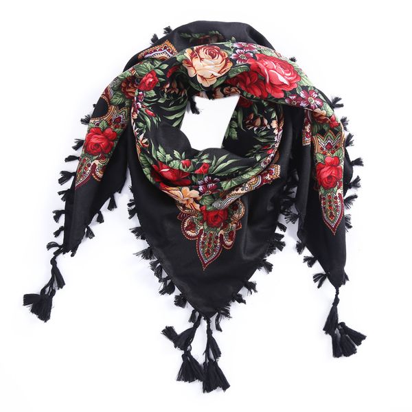 shawls russian kerchief for woman square scarf handmade tassel floral print hijab blanket shawl women ethic 90cm, Blue;gray
shawls russian kerchief for woman square scarf handmade tassel floral print hijab blanket shawl women ethic 90cm, Blue;gray