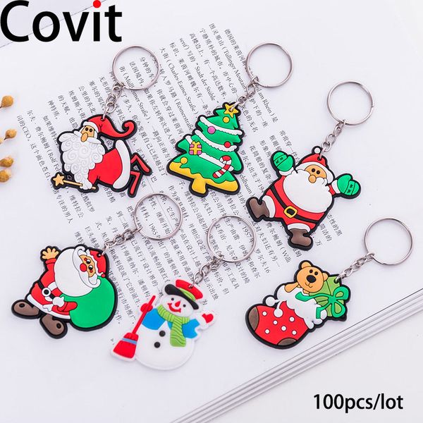 100pcs/lot christmas keychain santa claus shape key chain cartoon christmas tree pendant gift soft pvc key ring jewelry wholesal, Silver 
100pcs/lot christmas keychain santa claus shape key chain cartoon christmas tree pendant gift soft pvc key ring jewelry wholesal, Silver