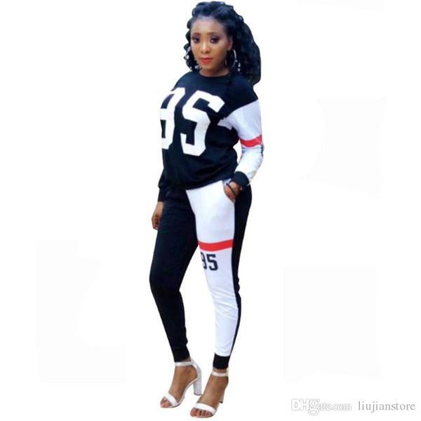 spring womens letter printed tracksuits casual female sports 2pcs set fashion designer female clothing, Gray
spring womens letter printed tracksuits casual female sports 2pcs set fashion designer female clothing, Gray