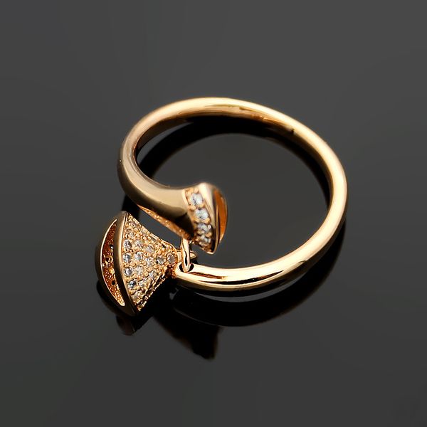 2020 titanium steel jewelry b letter fan-shaped full diamond ring sub gold skirt women's ring1, Silver
2020 titanium steel jewelry b letter fan-shaped full diamond ring sub gold skirt women's ring1, Silver