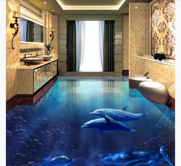 custom p flooring wallpaper 3d wall stickers mediterranean dolphin underwater world 3d three-dimensional bathroom living room floor painting
custom p flooring wallpaper 3d wall stickers mediterranean dolphin underwater world 3d three-dimensional bathroom living room floor painting