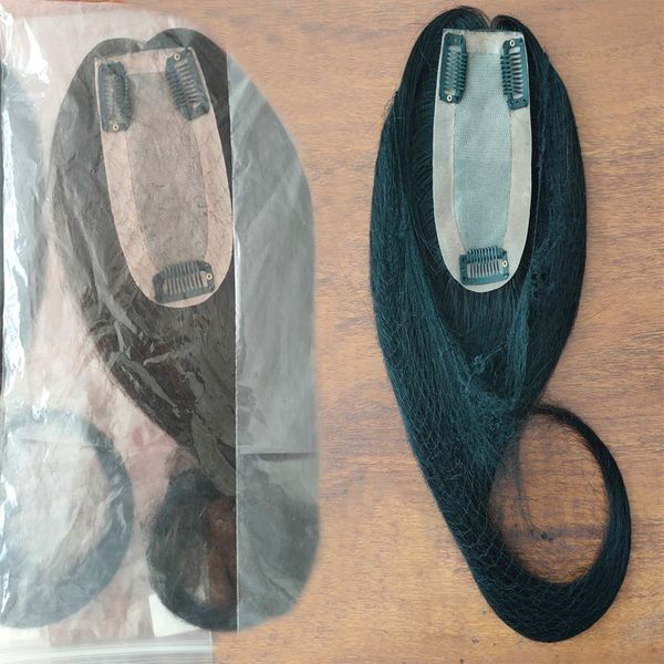 100% human hair 6*12 cm silk base hairpiece for black women clip in crown er hand-made toupee middle part thinning hair, dhl
100% human hair 6*12 cm silk base hairpiece for black women clip in crown er hand-made toupee middle part thinning hair, dhl