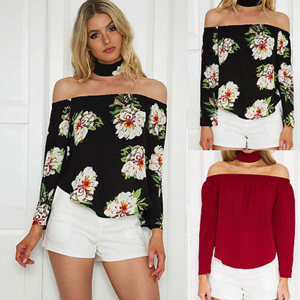 womens off shoulder floral blouse long sleeve o-neck elastic blusas shirt casual loose summer fashion cotton pullover
womens off shoulder floral blouse long sleeve o-neck elastic blusas shirt casual loose summer fashion cotton pullover