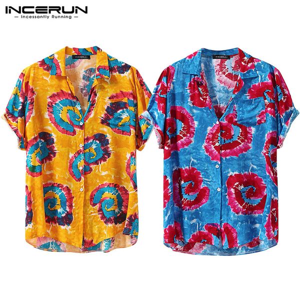 incerun men printed shirts summer hawaiian beach shirts man loose short sleeve lapel blouse casual holiday streetwear 3xl, White;black
incerun men printed shirts summer hawaiian beach shirts man loose short sleeve lapel blouse casual holiday streetwear 3xl, White;black