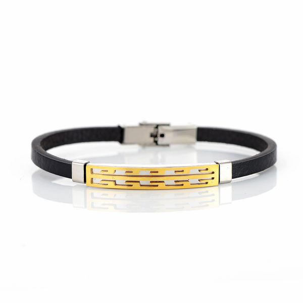 new bracelet jewelry wholesale leather stainless steel bracelet jewelry wholesale european and american popular men's bracelets, White
new bracelet jewelry wholesale leather stainless steel bracelet jewelry wholesale european and american popular men's bracelets, White