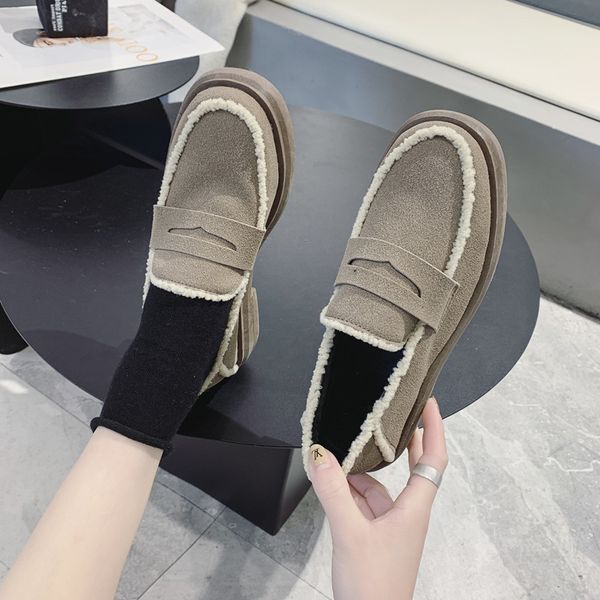 casual woman shoe moccasin shoes slip-on loafers fur round toe 2019 fashion women's all-match moccasins winter slip on new, Black
casual woman shoe moccasin shoes slip-on loafers fur round toe 2019 fashion women's all-match moccasins winter slip on new, Black