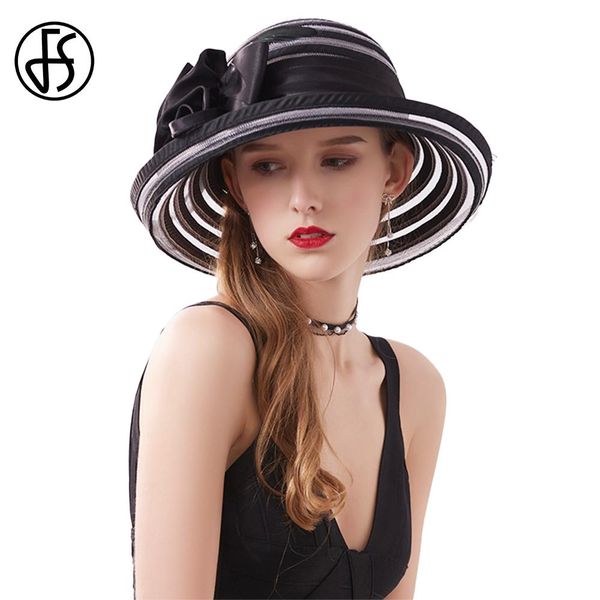 fs summer elegant black white fedora wide brim hat fascinators sinamay hats for women tea party wedding church chapeu feminino nuyll
fs summer elegant black white fedora wide brim hat fascinators sinamay hats for women tea party wedding church chapeu feminino nuyll