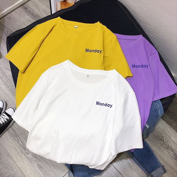 cotton plus-sized short-sleeved women's 2020 summer round collar casual letter loose cotton plus-sized short-sleeved women's t-shi, White
cotton plus-sized short-sleeved women's 2020 summer round collar casual letter loose cotton plus-sized short-sleeved women's t-shi, White
