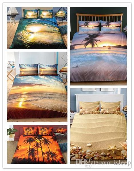 scenic 3d printing 2 3 pcs bedding set with pillowcase beach sunset wave coconut grove
scenic 3d printing 2 3 pcs bedding set with pillowcase beach sunset wave coconut grove