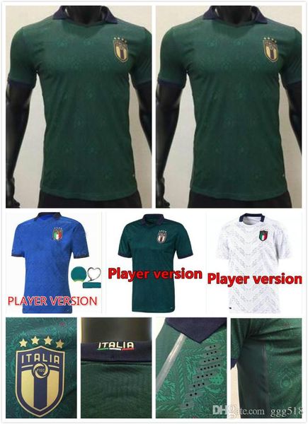 player version italy 2020 soccer jersey 19 20 green home jorginho el shaarawy bonucci insigne bernardeschi football edition piero shirts, Black;yellow
player version italy 2020 soccer jersey 19 20 green home jorginho el shaarawy bonucci insigne bernardeschi football edition piero shirts, Black;yellow
