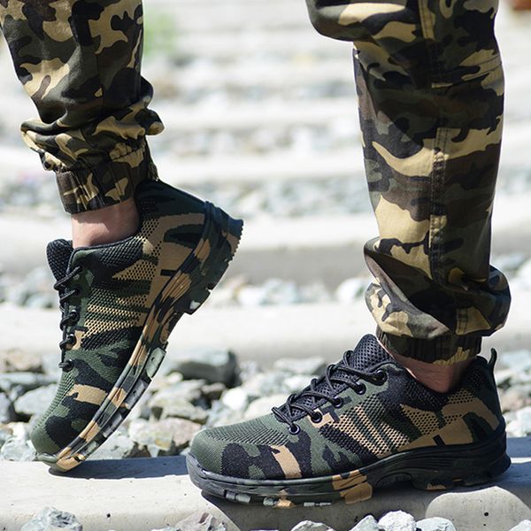 men work shoes steel toe cap male work & safety boots camouflage army green puncture proof boots zapatos de segurida, Black;brown
men work shoes steel toe cap male work & safety boots camouflage army green puncture proof boots zapatos de segurida, Black;brown