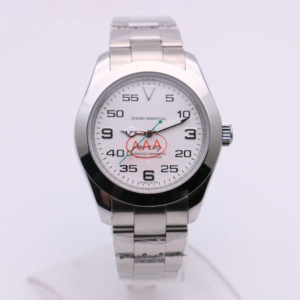 factory direct sales white dial mechanical stainless steel 2813 automatic movement air king sports self-wind watches fashion wristwatch, Slivery;brown
factory direct sales white dial mechanical stainless steel 2813 automatic movement air king sports self-wind watches fashion wristwatch, Slivery;brown