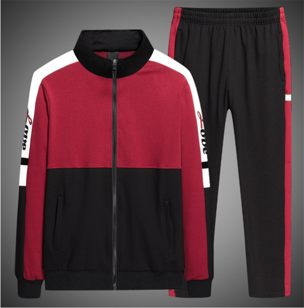 men's spring and autumn fitness sports running clothes zipper jacket trousers casual sportswear men's track and field sportswear, Black;blue
men's spring and autumn fitness sports running clothes zipper jacket trousers casual sportswear men's track and field sportswear, Black;blue