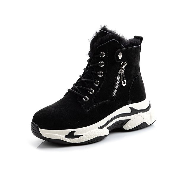 new women boots winter warm snow boots women faux suede ankle for female winter shoes botas mujer plush shoes woman, Black
new women boots winter warm snow boots women faux suede ankle for female winter shoes botas mujer plush shoes woman, Black