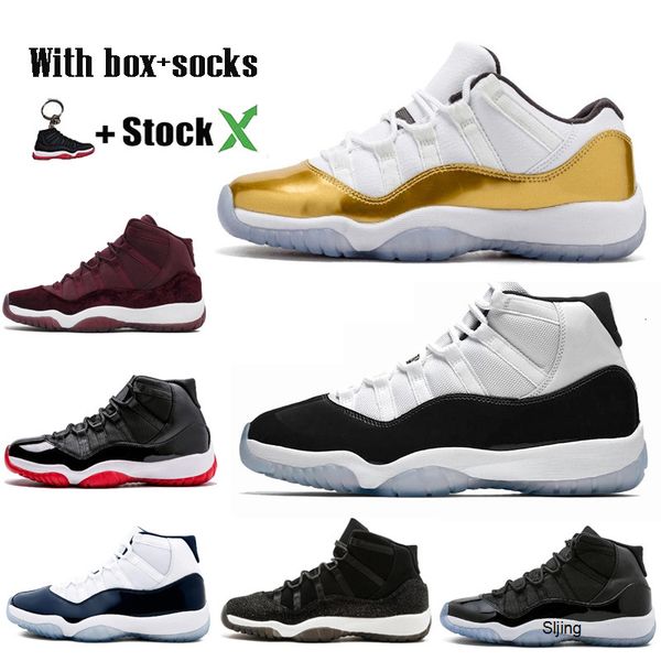 new 11 11s bred metallic silver space jam concord basketball shoes men women cap and gown gym red 72-10 luxury designer sneakers with box
new 11 11s bred metallic silver space jam concord basketball shoes men women cap and gown gym red 72-10 luxury designer sneakers with box