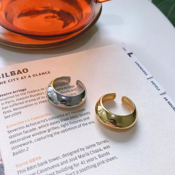 1pc morocco authentic s925 sterling silver fine jewelry white golds smooth concave-convex arch surface ring adjust tlj700, Golden;silver
1pc morocco authentic s925 sterling silver fine jewelry white golds smooth concave-convex arch surface ring adjust tlj700, Golden;silver
