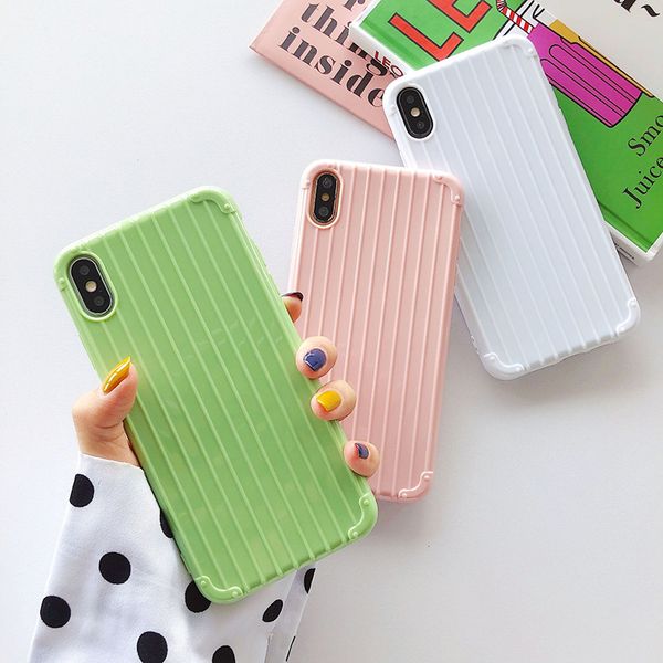 for iphone xs max xr phone case solid color suitcase appearance 6 7 8 x plus silicone tasteless tpu soft cell phone cases
for iphone xs max xr phone case solid color suitcase appearance 6 7 8 x plus silicone tasteless tpu soft cell phone cases
