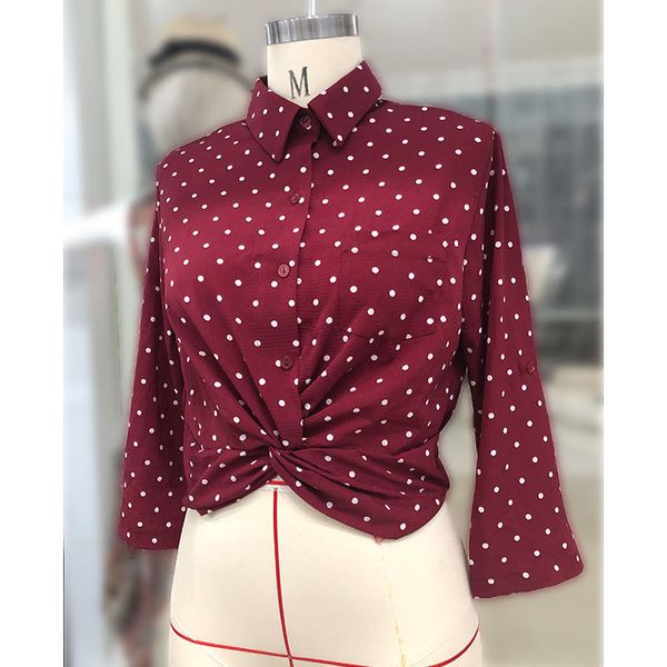 laamei 2019 summer polka dot chiffon blouse korean cute shirt women 3/4 sleeve bow ladies fashion streetwear shirts, White
laamei 2019 summer polka dot chiffon blouse korean cute shirt women 3/4 sleeve bow ladies fashion streetwear shirts, White