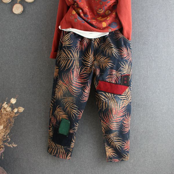 women's jeans 2021 luxury korean ladies vintage denim harem pants women baggy jogger patchwork floral printed casual elastic trousers, Blue
women's jeans 2021 luxury korean ladies vintage denim harem pants women baggy jogger patchwork floral printed casual elastic trousers, Blue