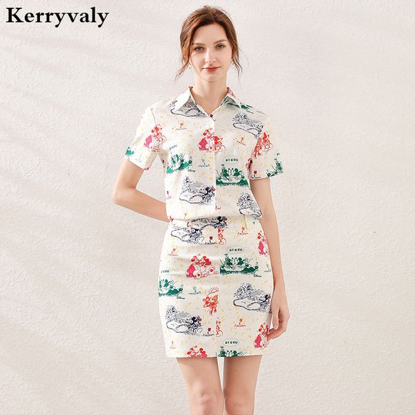 summer graceful ladies short sleeve mouse cartoon printed shirt + package hips short skirt two-piece set k6350, White
summer graceful ladies short sleeve mouse cartoon printed shirt + package hips short skirt two-piece set k6350, White