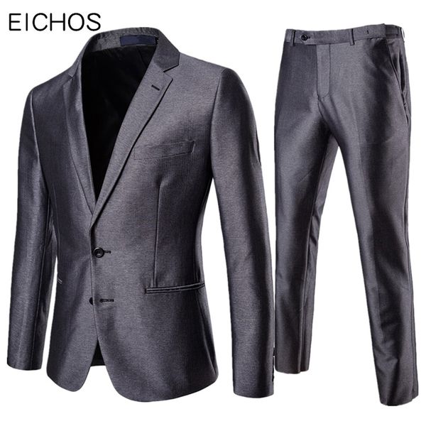 2019 mens grey suit business formal blazer pants slim fit 2 piece suit set for wedding groom wonderful party tuxedo male, White;black
2019 mens grey suit business formal blazer pants slim fit 2 piece suit set for wedding groom wonderful party tuxedo male, White;black