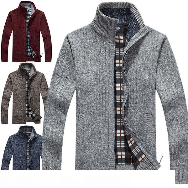 new cardigan mens cardigans knitwear zipper sweaters warm fleece hoodie sweatshirt casual hoodies for autumn winter, White;black
new cardigan mens cardigans knitwear zipper sweaters warm fleece hoodie sweatshirt casual hoodies for autumn winter, White;black