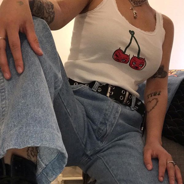 designer women lace vest summer tshirts cool sleeveless female vest luxury woman blouses casual tank top, White
designer women lace vest summer tshirts cool sleeveless female vest luxury woman blouses casual tank top, White