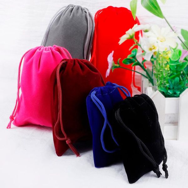 5x7cm 10pcs/bag coloful velvet pouches for jewelry packaging display drawstring packing gift bags & pouches, Black
5x7cm 10pcs/bag coloful velvet pouches for jewelry packaging display drawstring packing gift bags & pouches, Black