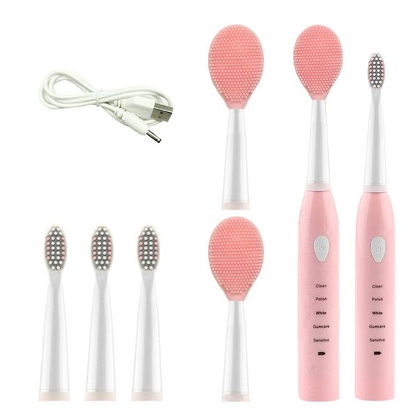 multifunction sonic electric toothbrush 2 in 1 tooth face cleansing usb charging portable waterproof automatic toothbrush
multifunction sonic electric toothbrush 2 in 1 tooth face cleansing usb charging portable waterproof automatic toothbrush