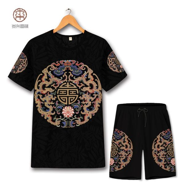 chinese national style printing oversized fashion t shirt and short suit summer 2018 new quality soft breathable mens short sets, Gray
chinese national style printing oversized fashion t shirt and short suit summer 2018 new quality soft breathable mens short sets, Gray