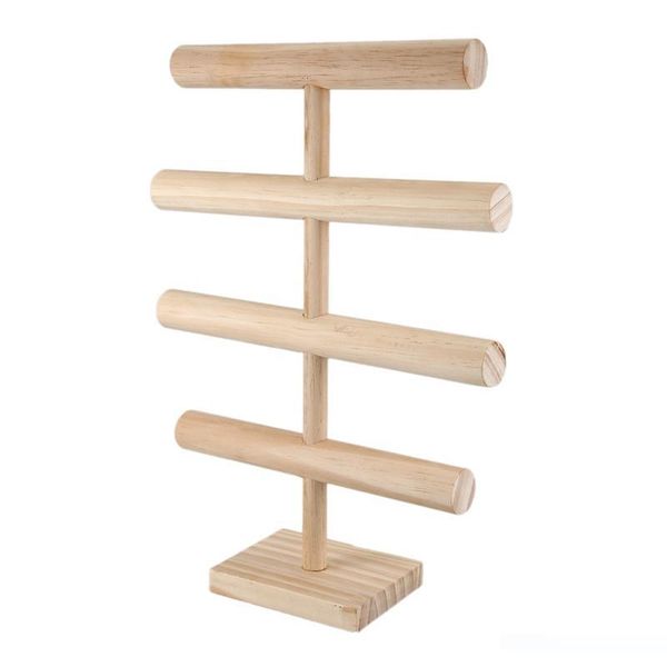 4 tiers t-bar jewelry stand rack solid wooden jewellery display holder for bracelet watch bangle hair hoop, Pink;blue
4 tiers t-bar jewelry stand rack solid wooden jewellery display holder for bracelet watch bangle hair hoop, Pink;blue