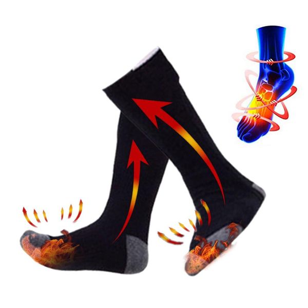 1 pair heated socks foot warming heated socks electric winter outdoor sports warm for men women camping, Black
1 pair heated socks foot warming heated socks electric winter outdoor sports warm for men women camping, Black