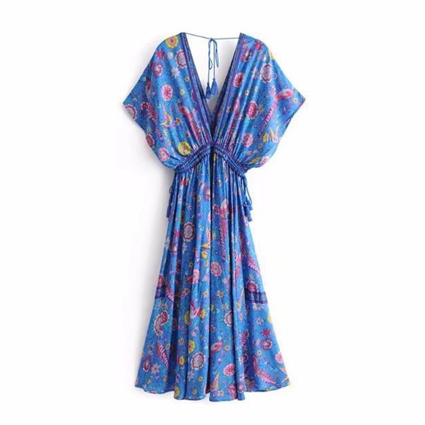 2020 womens vintage bohemian dress womens deep v neck dresses ladies holidays dress, Black;gray
2020 womens vintage bohemian dress womens deep v neck dresses ladies holidays dress, Black;gray