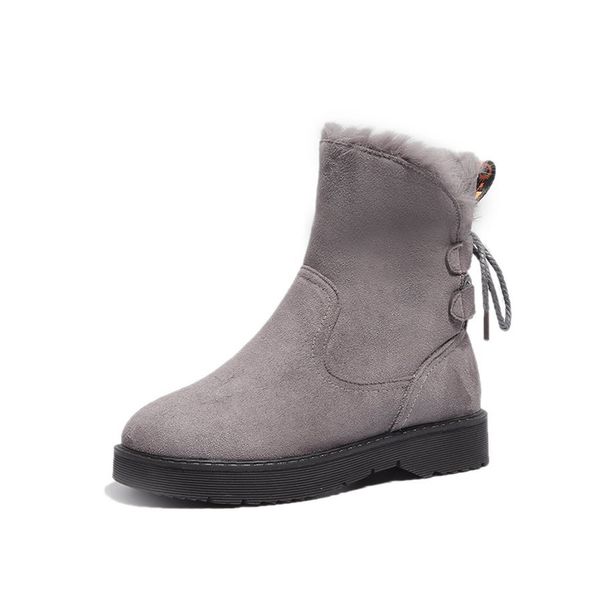 women winter warm lace up short furry plush ankle boots ladies comfort platform boots woman flock casual female women's shoes, Black
women winter warm lace up short furry plush ankle boots ladies comfort platform boots woman flock casual female women's shoes, Black