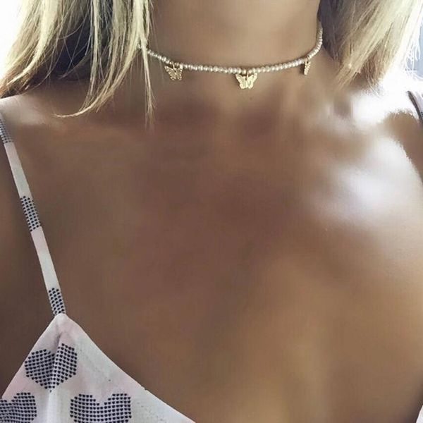 bohemia lovely butterfly neckline for women gold silver clavicle chain pearl necklace 2020 women fashion jewelry
bohemia lovely butterfly neckline for women gold silver clavicle chain pearl necklace 2020 women fashion jewelry