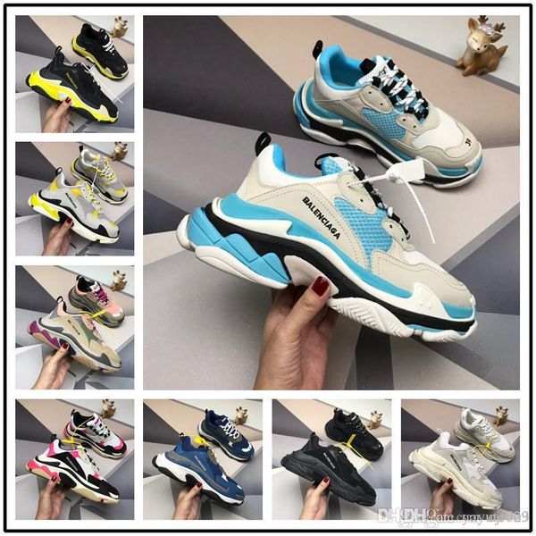 a1 new paris 17fw triple-s jogging shoes dad shoes men women sneakers trainer comfort casual shoes size 36-44, Black
a1 new paris 17fw triple-s jogging shoes dad shoes men women sneakers trainer comfort casual shoes size 36-44, Black