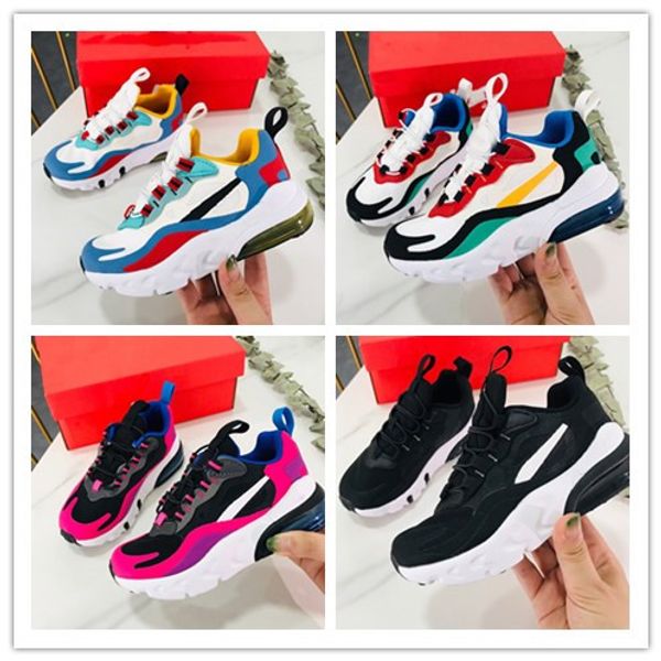 270s react pink violet black kids boys girls running shoes 2019 athletic sneakers designer trainers cushion shoes, White;red
270s react pink violet black kids boys girls running shoes 2019 athletic sneakers designer trainers cushion shoes, White;red
