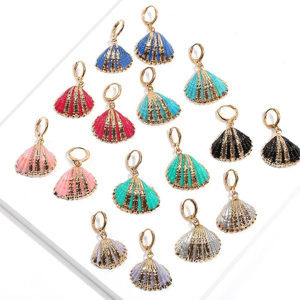artilady gold hoop earrings for women multi color shell small hoop earrings jewelry gift drop shipping, Golden;silver
artilady gold hoop earrings for women multi color shell small hoop earrings jewelry gift drop shipping, Golden;silver