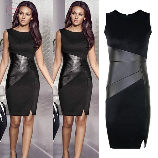 zipper black leather dress elegant slim pencil patchwork dress new arrival xxl ladies slim fashion mesh women clubwear, Black;gray
zipper black leather dress elegant slim pencil patchwork dress new arrival xxl ladies slim fashion mesh women clubwear, Black;gray