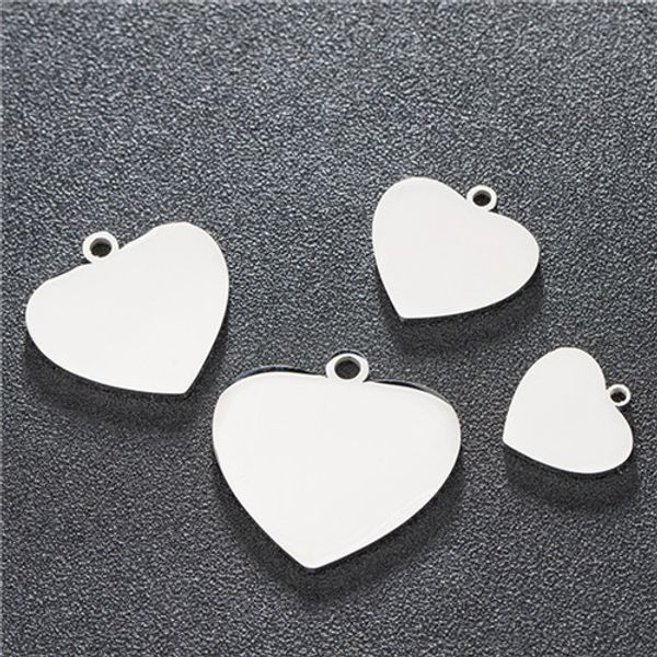 fashion stainless steel necklace pendant women and men creative glossy heart pendant diy necklace accessories, Silver
fashion stainless steel necklace pendant women and men creative glossy heart pendant diy necklace accessories, Silver