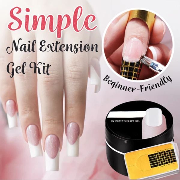 1 set easy nail extension gel kit uv gel nail extension form stickers set manicure supplies msi-19
1 set easy nail extension gel kit uv gel nail extension form stickers set manicure supplies msi-19