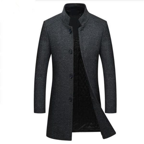 new men trench coat thick long woolen overcoat fashion stand collar jackets coats jaqueta masculina, Tan;black
new men trench coat thick long woolen overcoat fashion stand collar jackets coats jaqueta masculina, Tan;black