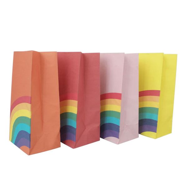24/40pcs kraft paper bags rainbow design cookie candy packing gift bags xmas decoration party favor stand
24/40pcs kraft paper bags rainbow design cookie candy packing gift bags xmas decoration party favor stand