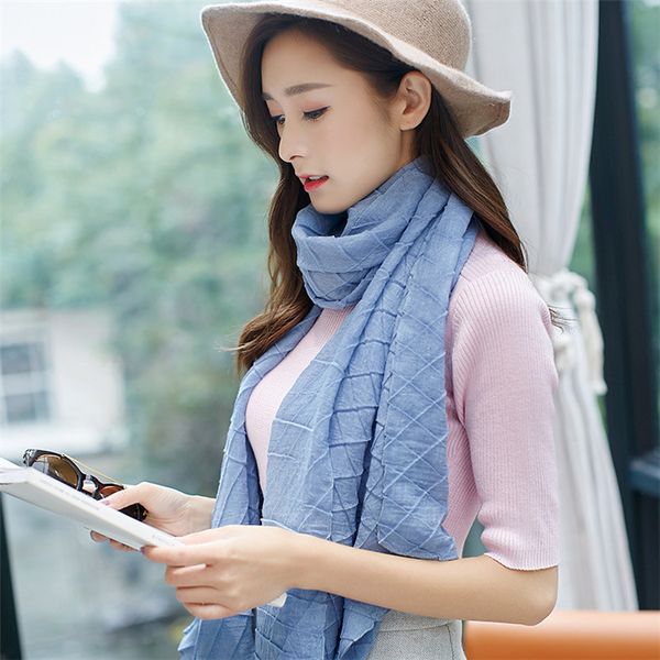 wholesale-winter tartan scarf blanket scarf solid color scarves cotton scarves overside shawls women a0464, Blue;gray
wholesale-winter tartan scarf blanket scarf solid color scarves cotton scarves overside shawls women a0464, Blue;gray