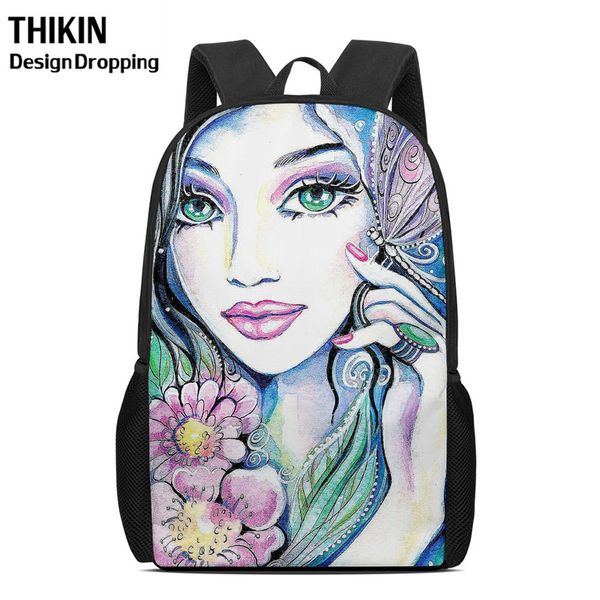 thikin bride art design print school bags for teen girls chidlren's schoolbag zipper mini women backpack mochila escolar 
thikin bride art design print school bags for teen girls chidlren's schoolbag zipper mini women backpack mochila escolar